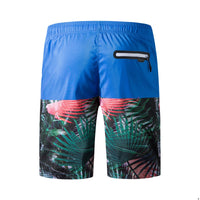 Palm Print Men's Quick-drying Board Shorts