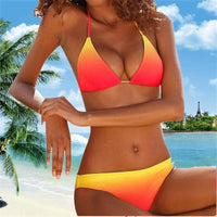 Gradient Series Split Swimsuit Bikini