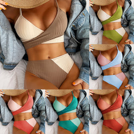 Bikini Patchwork Swimsuit Suit