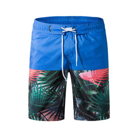 Palm Print Men's Quick-drying Board Shorts